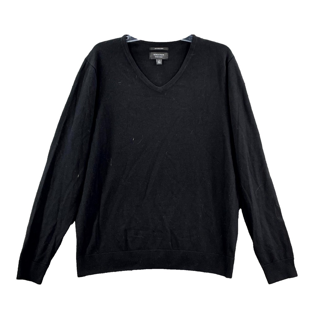 Nordstrom Sweater Mens Large Merino Wool Knit Classic Winter Gorpcore Outdoor
